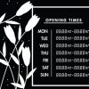 Printable Opening Times Sign v15